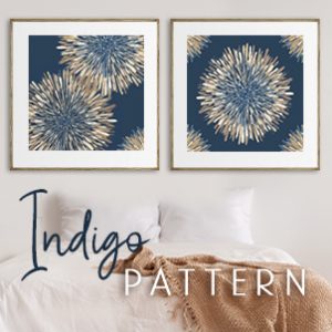 June 2021 - Indigo Pattern